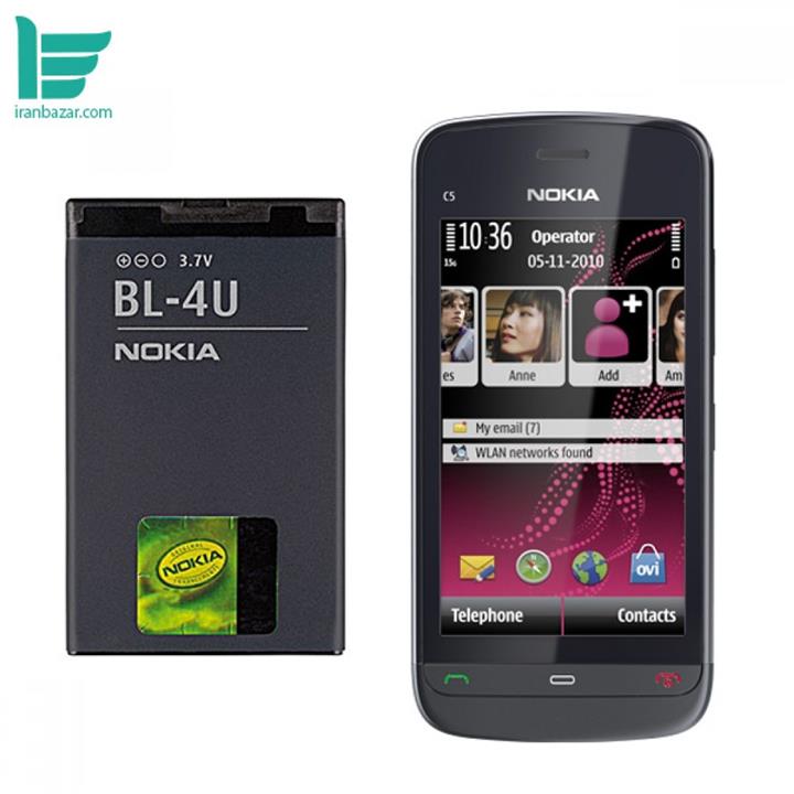 باتری موبایل نوکیا مدل BL-4U - ظرفیت 1000 میلی آمپر مناسب موبایل Nokia 8800 Sapphire Arte